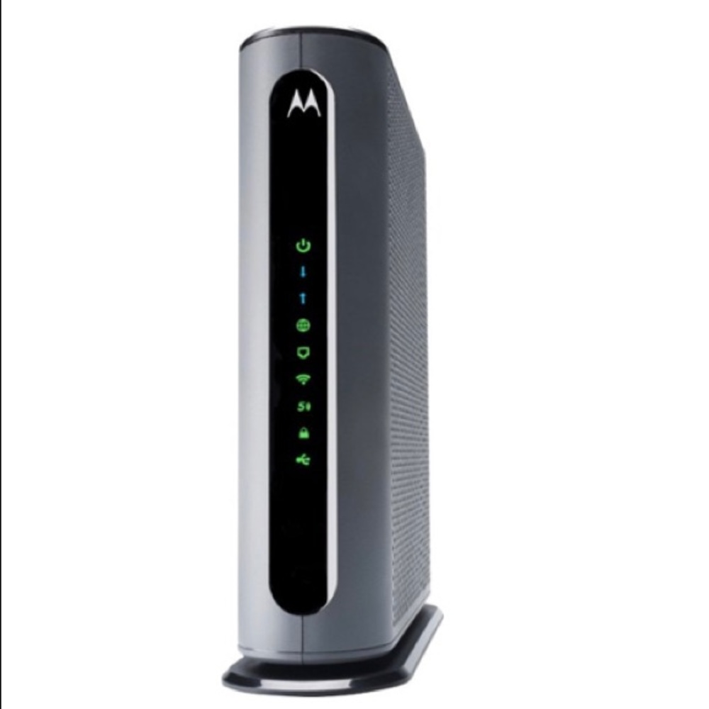 Motorola - MG8702 32x8 DOCSIS 3.1 Cable Modem + AC3200 Router - Black